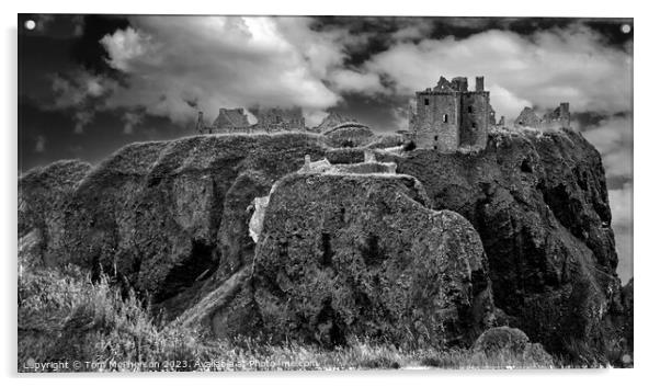 Dunnotter Castle Scotland Acrylic by Tom McPherson