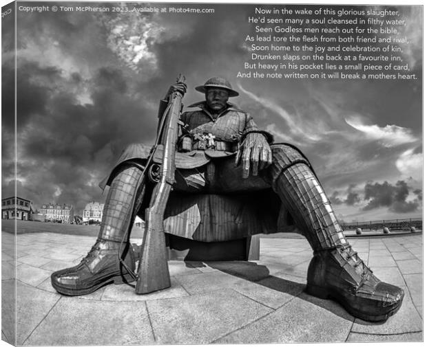 Tommy, Seaham Canvas Print by Tom McPherson