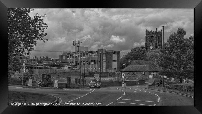 Incoming over the town. Framed Print by 28sw photography