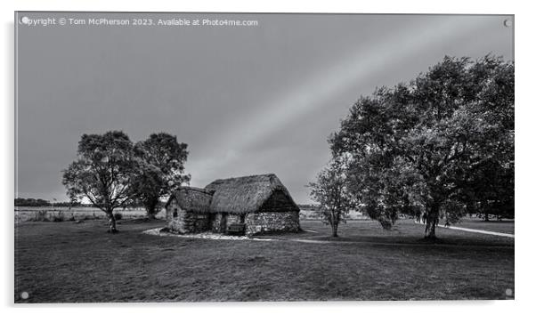 Leanach Cottage, Culloden Battlefield Acrylic by Tom McPherson