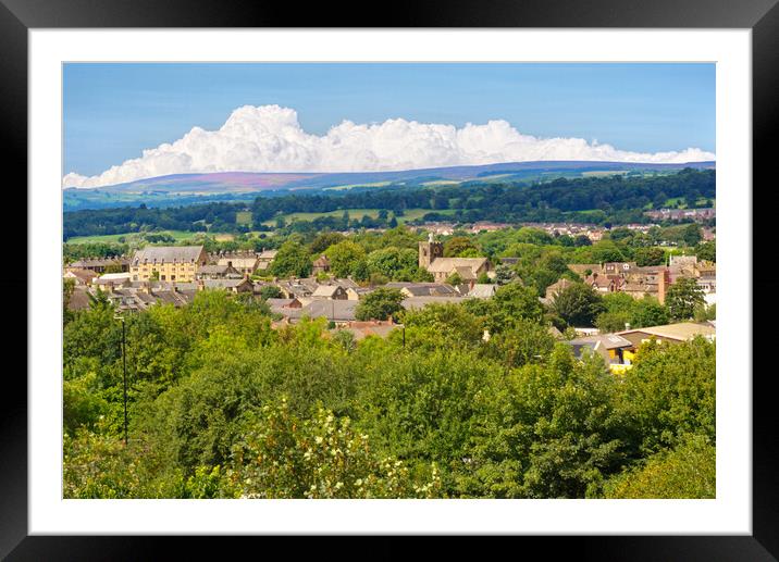 Otley Town Landscape Framed Mounted Print by Alison Chambers