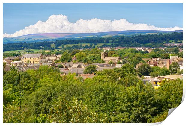 Otley Town Landscape Print by Alison Chambers