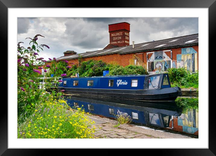 Canal Mills in Armley Leeds Framed Mounted Print by Alison Chambers
