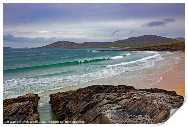 Traigh Lar beach, West Harris, Isle of Harris, Out Print by Arch White