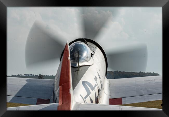 P-47 Thunderbolt Nellie B Framed Print by J Biggadike