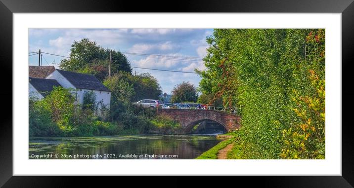 Calm by The Erewash. Framed Mounted Print by 28sw photography