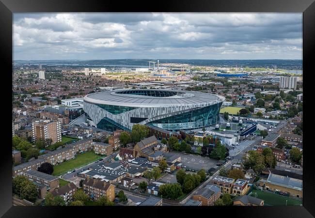 Tottenham Hotspur Stadium Framed Print by Apollo Aerial Photography