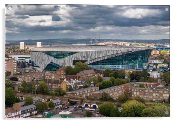 Tottenham Hotspur Stadium Acrylic by Apollo Aerial Photography