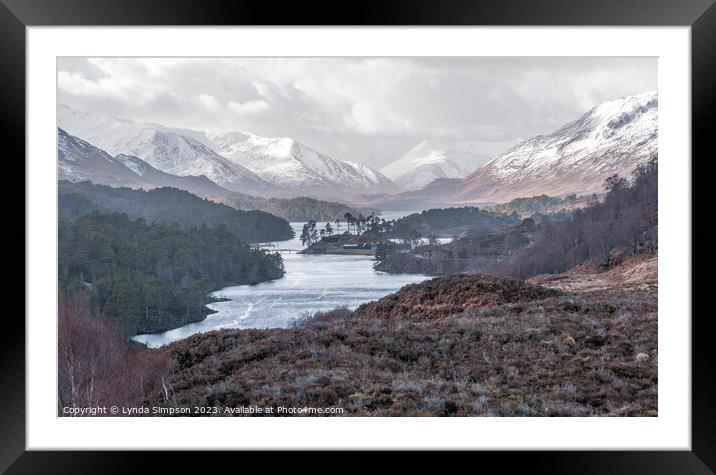 Glen Affric Framed Mounted Print by Lynda Simpson