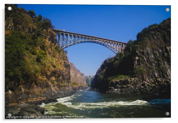 Victoria Falls Bridge Acrylic by Margaret Ryan