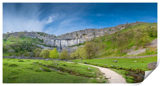 Malham Cove Print by Paul Grubb