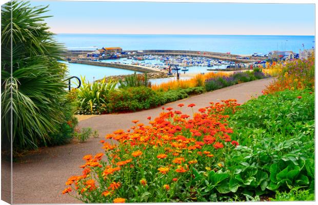 Beautiful Lyme Regis Canvas Print by Alison Chambers
