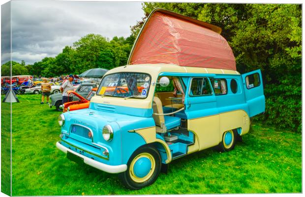 Bedford Dormobile Canvas Print by Alison Chambers