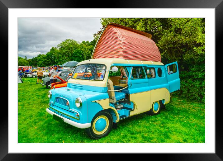 Bedford Dormobile Framed Mounted Print by Alison Chambers