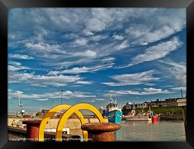 Seahouses harbour Framed Print by Colin Chipp