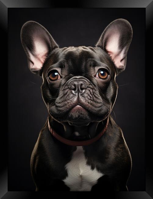 French Bulldog Portrait Framed Print by Steve Smith