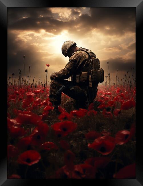 We Will Remember Them Framed Print by Steve Smith
