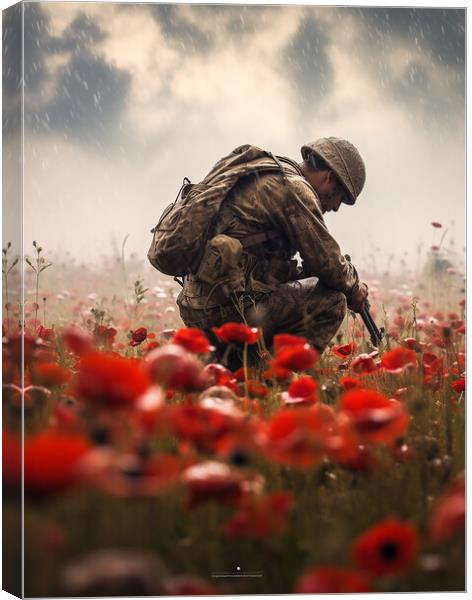 We Will Remember Them Canvas Print by Steve Smith