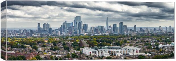 London City Skyline Canvas Print by Apollo Aerial Photography