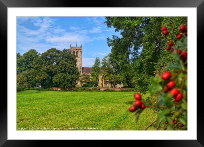 Autumn Berries frame Greasley. Framed Mounted Print by 28sw photography