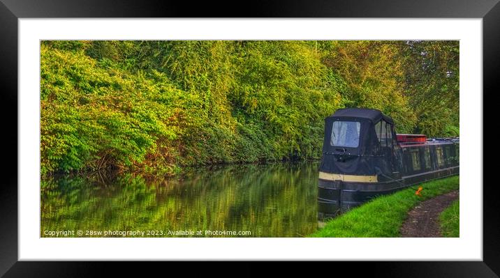 Around a corner is Autumn - (Panorama.) Framed Mounted Print by 28sw photography