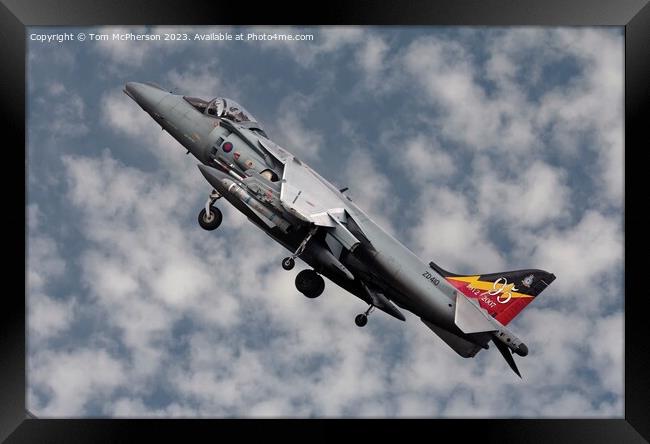 Harrier GR.7 Framed Print by Tom McPherson