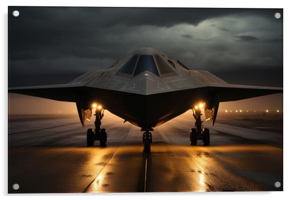 Lockheed F-117 Nighthawk Acrylic by CC Designs