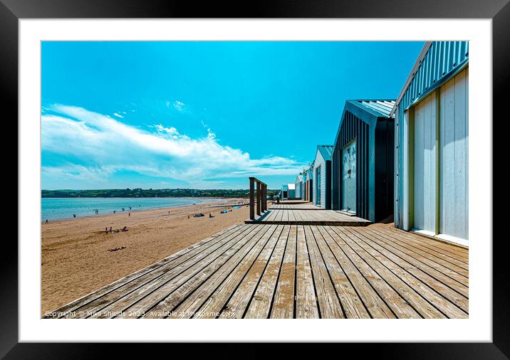 The Boardwalk Framed Mounted Print by Mike Shields