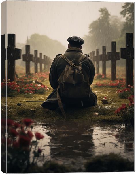 We Must Never Forget Canvas Print by Steve Smith