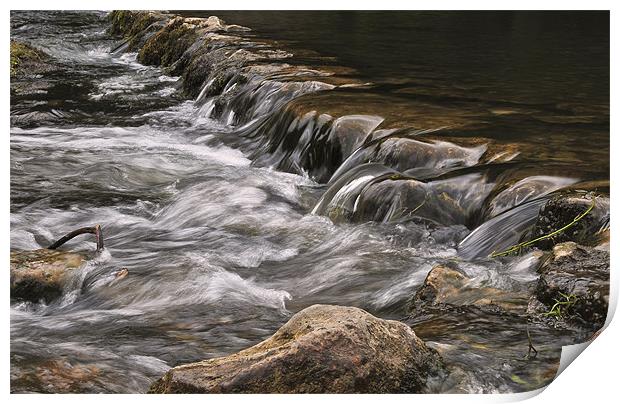 Rolling Waterfall Print by Iain Mavin