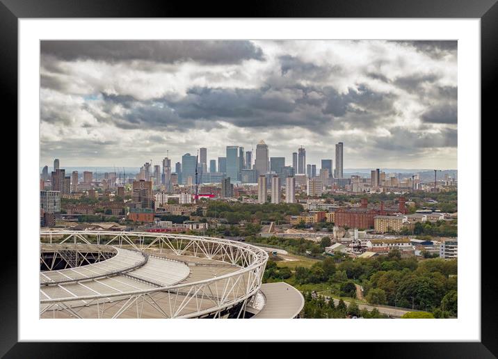 London Views Framed Mounted Print by Apollo Aerial Photography