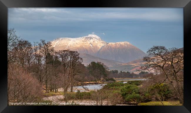  Majestic Ben Nevis  Framed Print by AMANDA AINSLEY