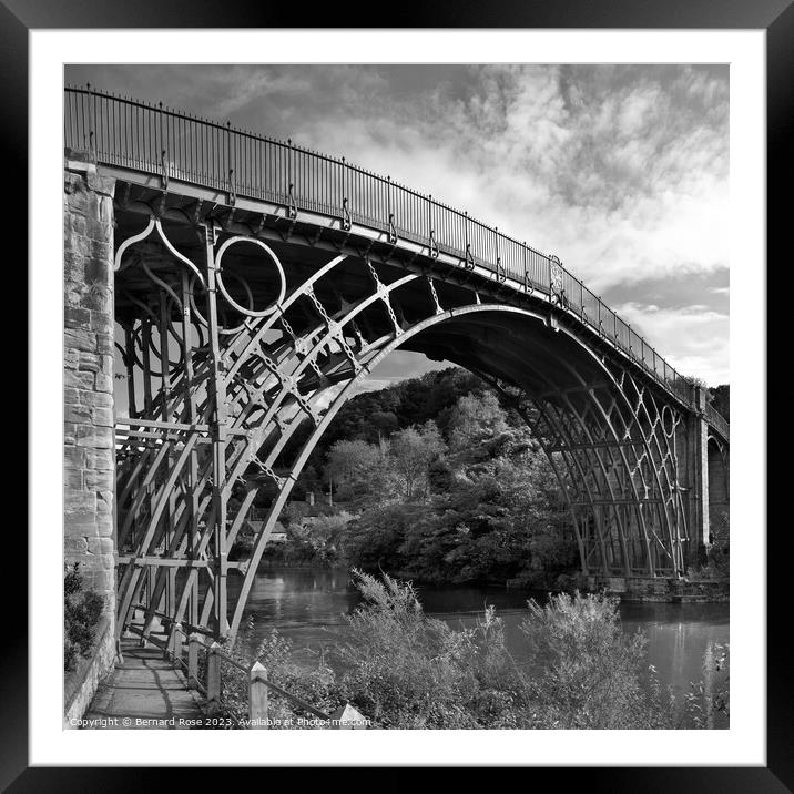 Ironbridge Gorge Framed Mounted Print by Bernard Rose Photography
