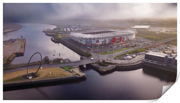 Middlesbrough FC Print by Apollo Aerial Photography