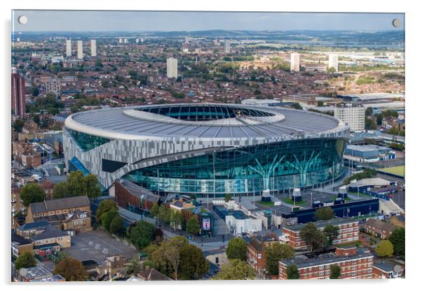 Tottenham Hotspur Stadium Acrylic by Apollo Aerial Photography