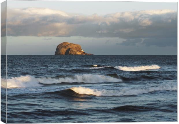 Bass Rock from North Berwick  Canvas Print by Anthony McGeever