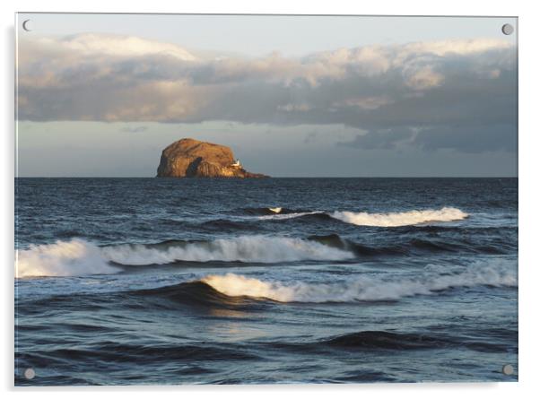 Bass Rock from North Berwick  Acrylic by Anthony McGeever