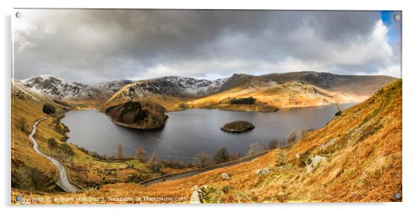 Mardale Head Acrylic by Robert Hall