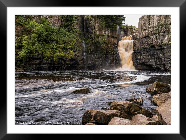 High Force Framed Mounted Print by Robert Hall