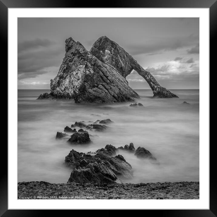 Bow Fiddle Rock Framed Mounted Print by Phil Reay