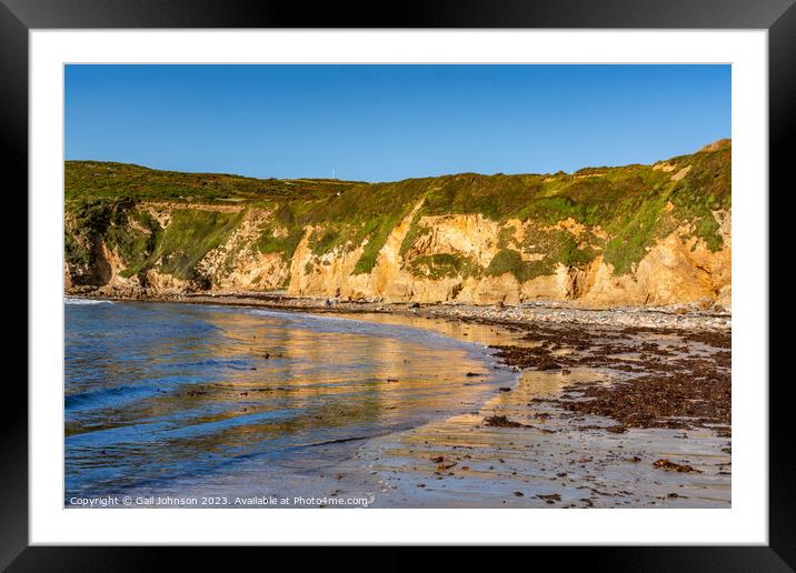 Views around church bay, anglesey  Framed Mounted Print by Gail Johnson