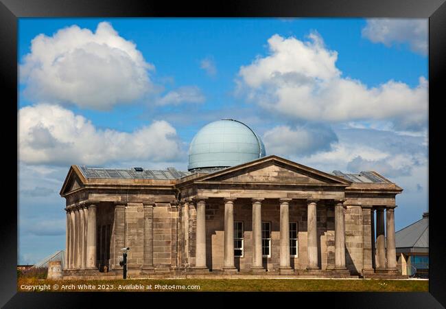 Edinburgh, City Observatory, Calton Hill,  Scotlan Framed Print by Arch White