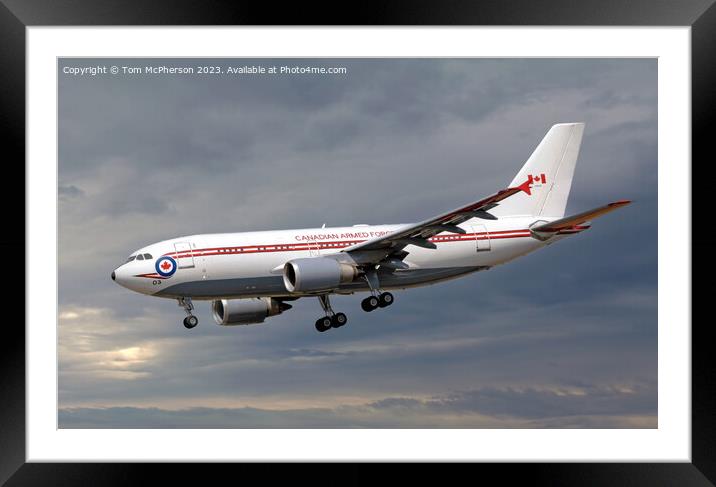 Airbus A310 CC-150 Polaris Framed Mounted Print by Tom McPherson