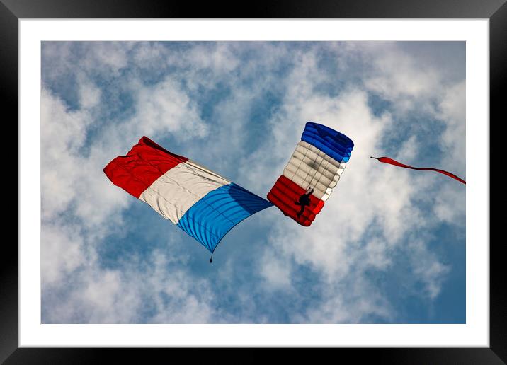 Flying the French Flag Framed Mounted Print by Glen Allen