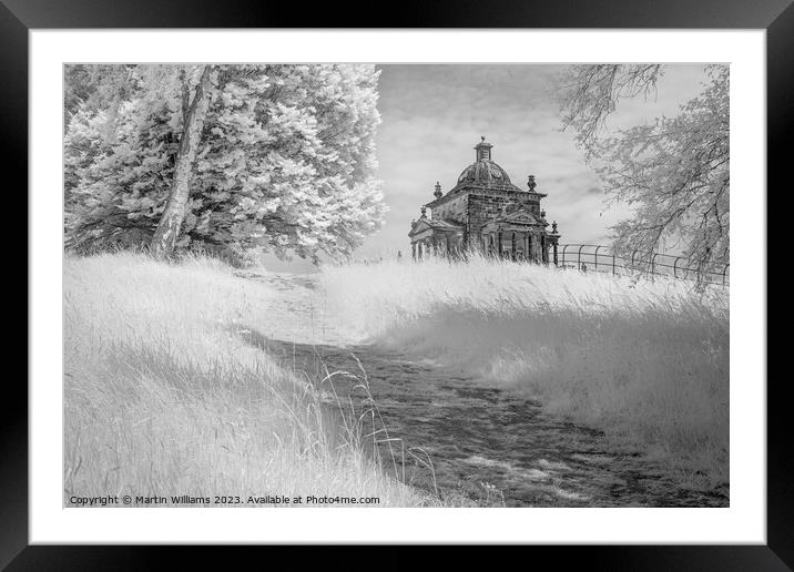 Temple of the Four Winds, Castle Howard, North Yorkshire Framed Mounted Print by Martin Williams