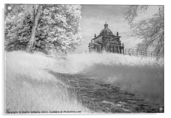 Temple of the Four Winds, Castle Howard, North Yorkshire Acrylic by Martin Williams