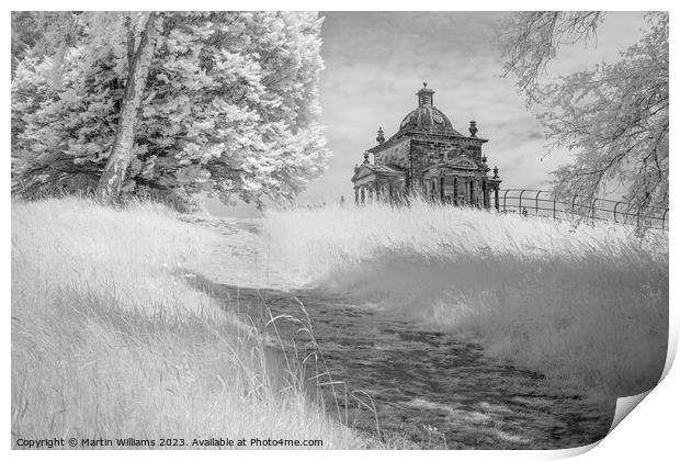 Temple of the Four Winds, Castle Howard, North Yorkshire Print by Martin Williams