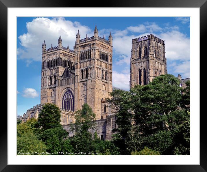 Durham Cathedral Framed Mounted Print by Tom McPherson
