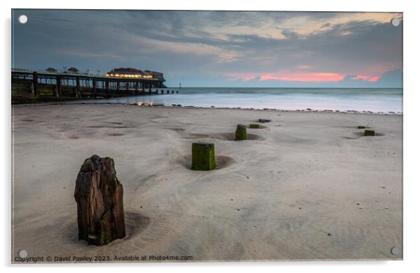 Early Morning on Cromer Beach Acrylic by David Powley