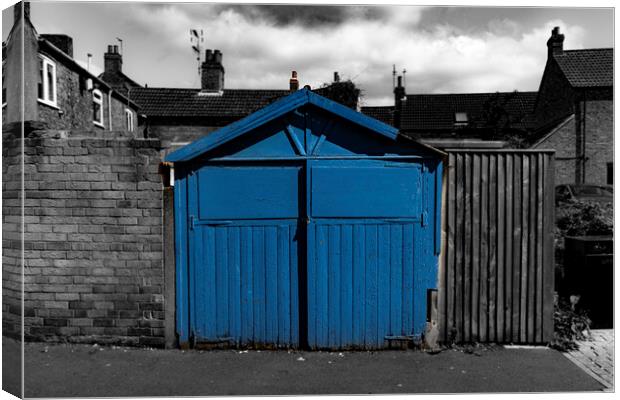 Blue Doors Canvas Print by Glen Allen